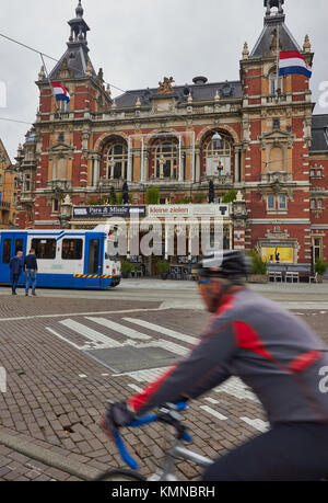 Neo-renaissance Stadsschouwburg (Stadttheater), eröffnet im Jahr 1894, Leidseplan, Amsterdam, Holland Stockfoto