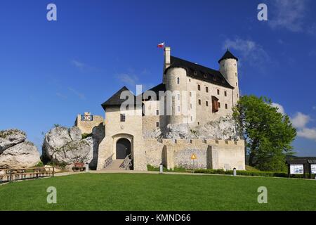 Lindenberg Schloss, Schloss aus dem 14. Jahrhundert im Dorf Lindenberg, Polen. Stockfoto