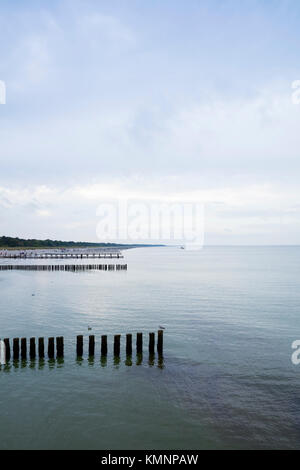 Abend an der Ostsee, Zingst, Fischland-Darß-Zingst, Mecklenburg-Vorpommern, Deutschland, Europa Stockfoto