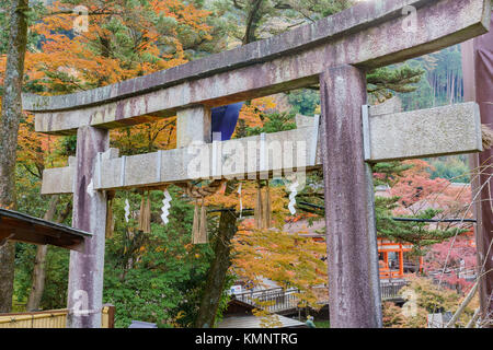 Die schöne Jishu-jinja in Otowa-San Kiyomizu-dera, Kyoto, Japan Stockfoto