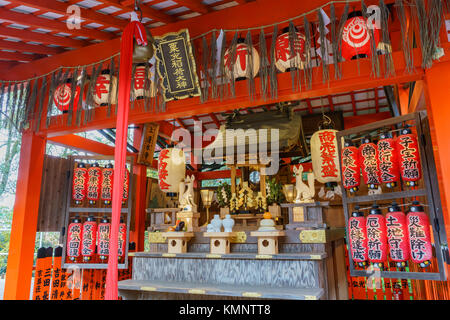 Die schöne Jishu-jinja in Otowa-San Kiyomizu-dera, Kyoto, Japan Stockfoto