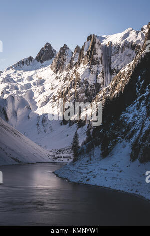 Lammertal in den Alpen Appenzell Schweiz Stockfoto