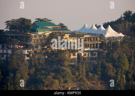 Seine Heiligkeit der Dalai Lama Tempel Komplex und Residence in Mcleod Ganj, Himachal Pradesh, Indien Stockfoto