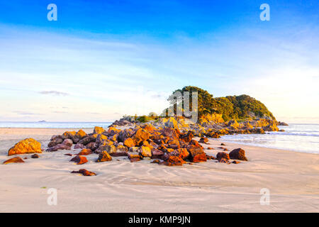 Strand, Mount Maunganui, Bay of Plenty, Neuseeland. Stockfoto