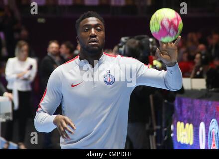 Nantes, Frankreich. Dezember 2017. Luc Abalo (Paris Saint Germain) beim Lidl StarLigue Handballspiel zwischen HBC Nantes und Paris Saint-Germain am 7. Dezember 2017 in Halle XXL in Nantes, Frankreich - Foto Laurent Lairys/DPPI Credit: Laurent Lairys/Agence Locevaphotos/Alamy Live News Stockfoto