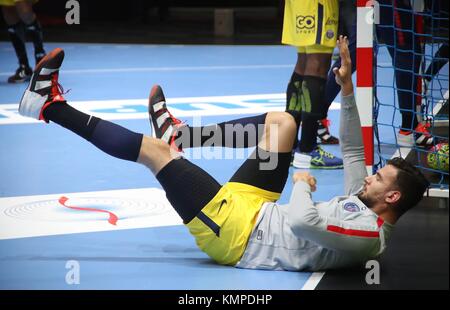 Nantes, Frankreich. Dezember 2017. Nedim Remili (Paris Saint Germain) während des französischen Meisterschaftsspiels Lidl StarLigue Handball zwischen HBC Nantes und Paris Saint-Germain am 7. Dezember 2017 in Halle XXL in Nantes, Frankreich - Foto Laurent Lairys/DPPI Credit: Laurent Lairys/Agence Locevaphotos/Alamy Live News Stockfoto