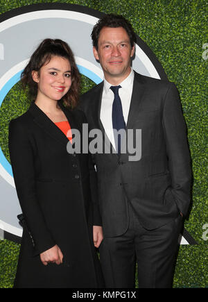 West Hollywood, Kalifornien, USA. Dezember 2017. Dezember 2017: West Hollywood, Kalifornien: Dominic West, Martha West. 2017 GQ Men of the Year Party im Chateau Marmont. Foto: F. Sadou/Admedia Stockfoto