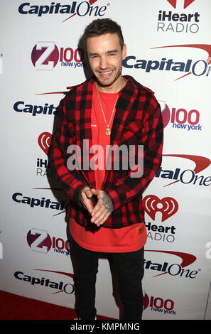 New York City, New York, USA. Dezember 2017. Sängerin LIAM PAYNE nimmt 2017 am roten Teppich des Z100 Jingle Ball im Madison Square Garden Teil. Quelle: Nancy Kaszerman/ZUMA Wire/Alamy Live News Stockfoto