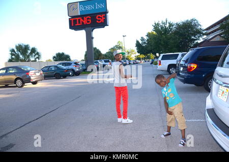 Afro-karibische Zicklein an der Rosen am Point Inn Orlando International Drive, USA Stockfoto