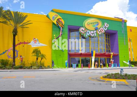 Die Crayola Erfahrung Store in der Florida Mall, Orlando, Florida, USA Stockfoto