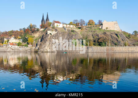 Katedrála sv. Petra a Pavla, Vyšehrad, Praha, Česká republika / St. Peter und St. Paul Kathedrale, Vysehrad (UNESCO), Prag, Tschechische Republik Stockfoto