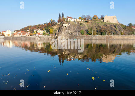 Katedrála sv. Petra a Pavla, Vyšehrad, Praha, Česká republika / St. Peter und St. Paul Kathedrale, Vysehrad (UNESCO), Prag, Tschechische Republik Stockfoto