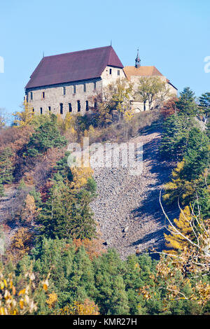 Kralovske gotické hrady Žebrák ein Točník, Středočeský kraj, Česká republika/royal gotischen Burgen Zebrak und Tocnik, Mittelböhmische Region, Tschechische Re Stockfoto