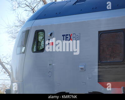 Erste neue Autos für TEXrail kommen von Stadler Rail, USA/Schweiz) Stockfoto