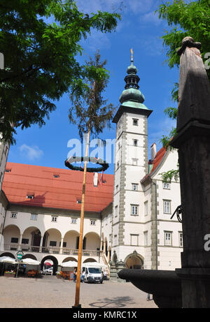 Klagenfurt, Österreich - Juni 3, 2017: Landhaus im Sommer Stockfoto