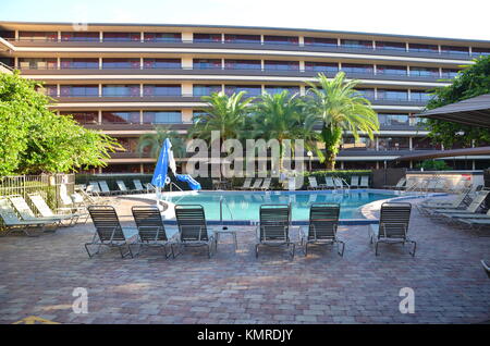 Swimming Pool an der Rosen Inn in Orlando, Florida, USA Stockfoto