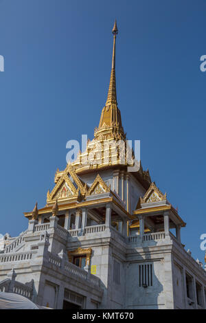 Bangkok, Thailand. Wat Traimit, Tempel des Goldenen Buddha. Stockfoto