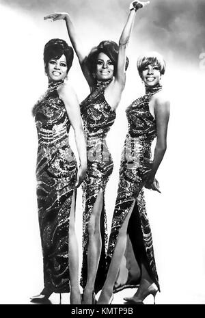 Die supremes Werbemittel Foto uns Vocal group über 1968. Von links: Florence Ballard, Diana Ross, Mary Wilson Stockfoto