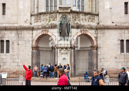 Basilika de Nossa Senhora da Assuncao (Basilika Unserer Lieben Frau von der Himmelfahrt, Mosteiro de Sao Bento (Kloster des Hl. Benedikt), Sao Paulo, Brasilien Stockfoto