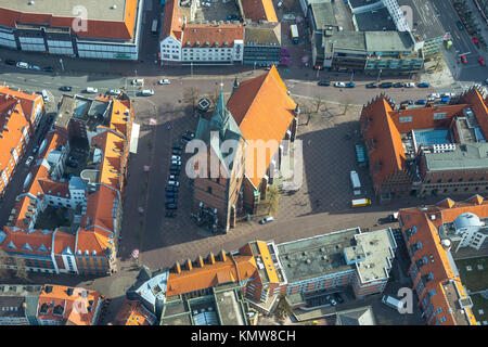 Marktkirche, Evangelisch-lutherische Marktkirche St. Georgii et Jacobi, Pfarrkirche in der Altstadt von Hannover, Hanns-Lilje-Platz, Stadtmitte,, Hann Stockfoto