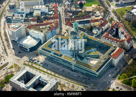 Verwaltungsgebäude der Nord LB Hannover, Büro Gebäude in Hannover, Aegidientorplatz, Behnisch & Partner, Architekturbüro, futuristische Bank bu Stockfoto