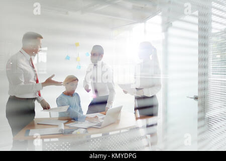 Über die Ergebnisse des Projekts Stockfoto