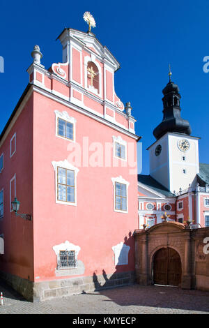 Kloster in Broumov, Nordböhmen, Tschechische Republik Stockfoto