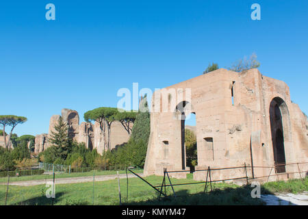 Die Terme di Caracalla. Rom, Italien. Stockfoto