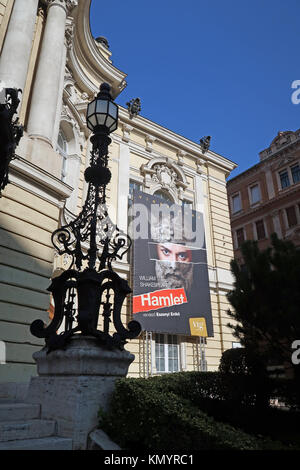 Hamlet in Budapest Stockfoto