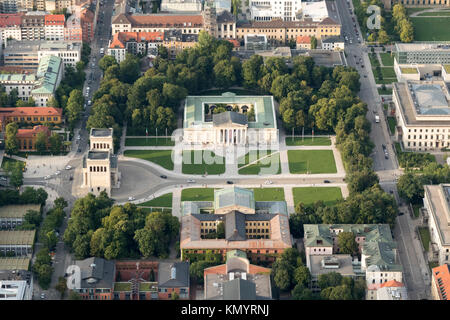 Luftaufnahme der Königsplatz, King's Square, München, Deutschland Stockfoto