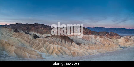 ZABRISKIE POINT das Death Valley, Kalifornien Stockfoto