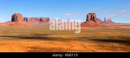 Monument Valley-Blick vom Künstler Point Stockfoto