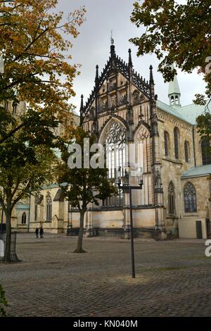 Münster, die Kathedrale Kirche Saint Paul St.-Paulus-Dom, Münster, Nordrhein-Westfalen, Deutschland Stockfoto