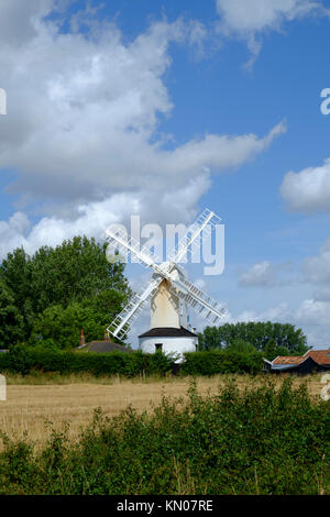 Historische Saxted Mühle, Suffolk, England Großbritannien Stockfoto