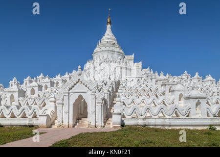 Mingun, Hsinbyume Pagode, Mandalay, Myanmar, Asien Stockfoto