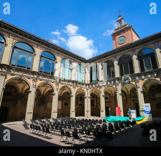 Die Universität von Bologna ist die älteste Institution der Welt, in AD 1088 gegründet. Stockfoto