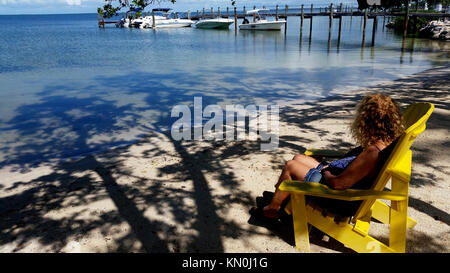 Die Betrachtung der Florida Bay Stockfoto