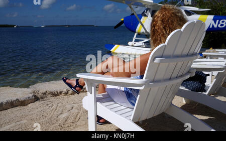 Die Betrachtung der Florida Bay Stockfoto