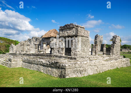 Ruinen von Tulum - Mexiko, Yucatan, Maya Sites Stockfoto
