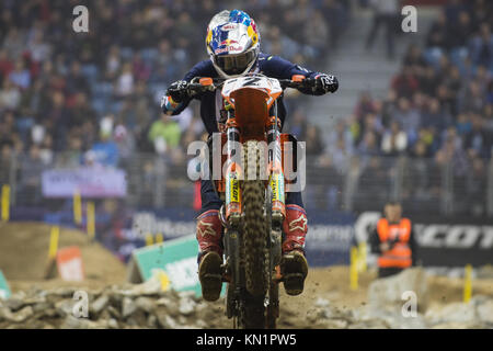 Krakau, Polen. 9 Dez, 2017. Cody Webb konkurriert Bei der GP Polen SuperEnduro Weltmeisterschaft in Tauron Arena. Credit: Omar Marques/SOPA/ZUMA Draht/Alamy leben Nachrichten Stockfoto