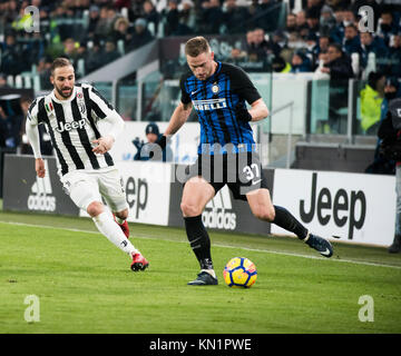 Turin, Italien. 09 Dez, 2017. Credit: Alberto Gandolfo/Alamy leben Nachrichten Stockfoto