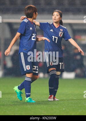 Chiba, Japan. 8 Dez, 2017. yui Hasegawa (JPN) Fußball: Eaff e-1 Fußball-Europameisterschaft der Frauen 2017 Match zwischen Japan 3-2 korea Fukuda Denshi Arena in chiba, japan. Credit: sho Tamura/lba Sport/alamy leben Nachrichten Stockfoto