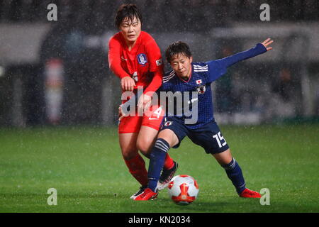 Chiba, Japan. 8 Dez, 2017. yuka momiki (JPN) Fußball: Eaff e-1 Fußball-Europameisterschaft der Frauen 2017 Match zwischen Japan 3-2 korea Fukuda Denshi Arena in chiba, japan. Credit: sho Tamura/lba Sport/alamy leben Nachrichten Stockfoto