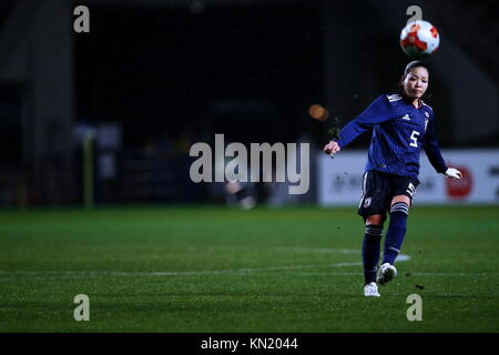 Chiba, Japan. 8 Dez, 2017. madoka Haji (JPN) Fußball: Eaff e-1 Fußball-Europameisterschaft der Frauen 2017 Match zwischen Japan 3-2 korea Fukuda Denshi Arena in chiba, japan. Credit: sho Tamura/lba Sport/alamy leben Nachrichten Stockfoto