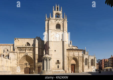 Kathedrale von San Antolin von Palencia, Castilla y Leon, Spanien Stockfoto