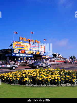 Britannia Pier und Seafront, Marine Parade, Great Yarmouth, Norfolk, England, Großbritannien Stockfoto