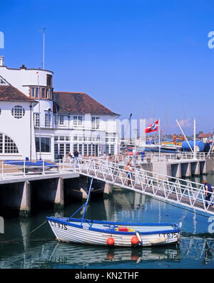 Lowestoft Marina und Royal Norfolk and Suffolk Yacht Club, Lowestoft, Suffolk, England, Vereinigtes Königreich Stockfoto