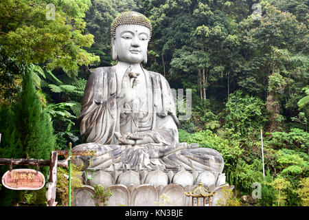 Genting Highlands, Malaysia - 2. November 2017: Große Buddha Statue an Chin Swee Höhlen Tempel Stockfoto