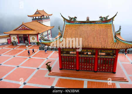 Genting Highlands, Malaysia - 2. November 2017: Malerische Aussicht auf Chin Swee Tempel Stockfoto