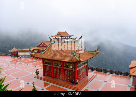 Genting Highlands, Malaysia - 2. November 2017: Schöne Aussicht der Chin Swee Tempel Stockfoto